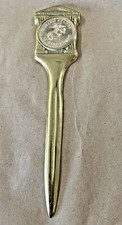 Virginia Metal Crafters United Marine Corps Brass Letter Opener 1966