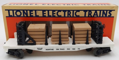 Coche plano Lionel 6-16379 calibre O Pacífico Norte con carga de madera EX/caja | Zustand: Used