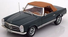 NOREV 1963 Mercedes 230SL (W113) Cabriolet / Soft-Top Green 1:18*New! LAST ONE!