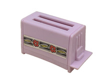 Vintage 1990's Barbie Mattel Purple Kitchen Toaster.