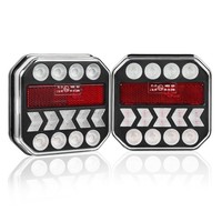 LED Heckleuchten AnhäNger 12V RüCkleuchten 5 Funktionen 70 Mm Universal Trailer