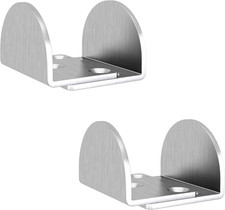 Sliding Barn Door Floor Guide, Floor Mounted Bottom Guide, U Shape, Stainless...