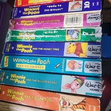Winnie the Pooh Vintage Video Collection Lot ...