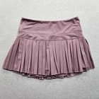 Gold Hinge Pleated Tennis Skirt Women S Dusty Rose Plum Pull On Pickleball Skort