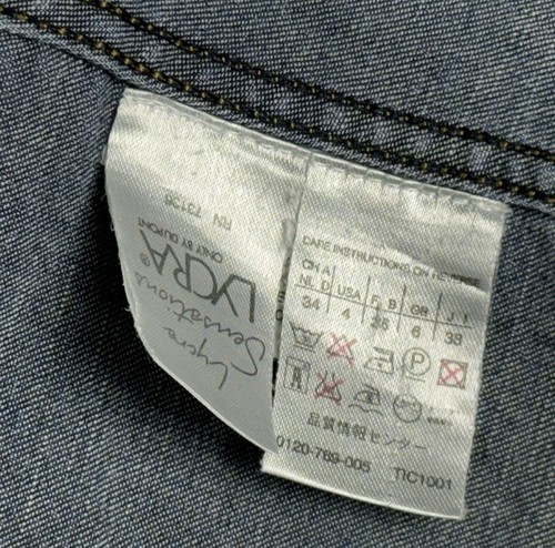 WEEKEND MAX MARA Blue Denim Silver Button Jean Jacket Size US 4 IT 38 - Picture 15 of 15