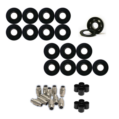 Revision Roller Hockey Wheels Outdoor Clinger 82A - 8-Pack with Bearings - Choo - Picture 12 of 12