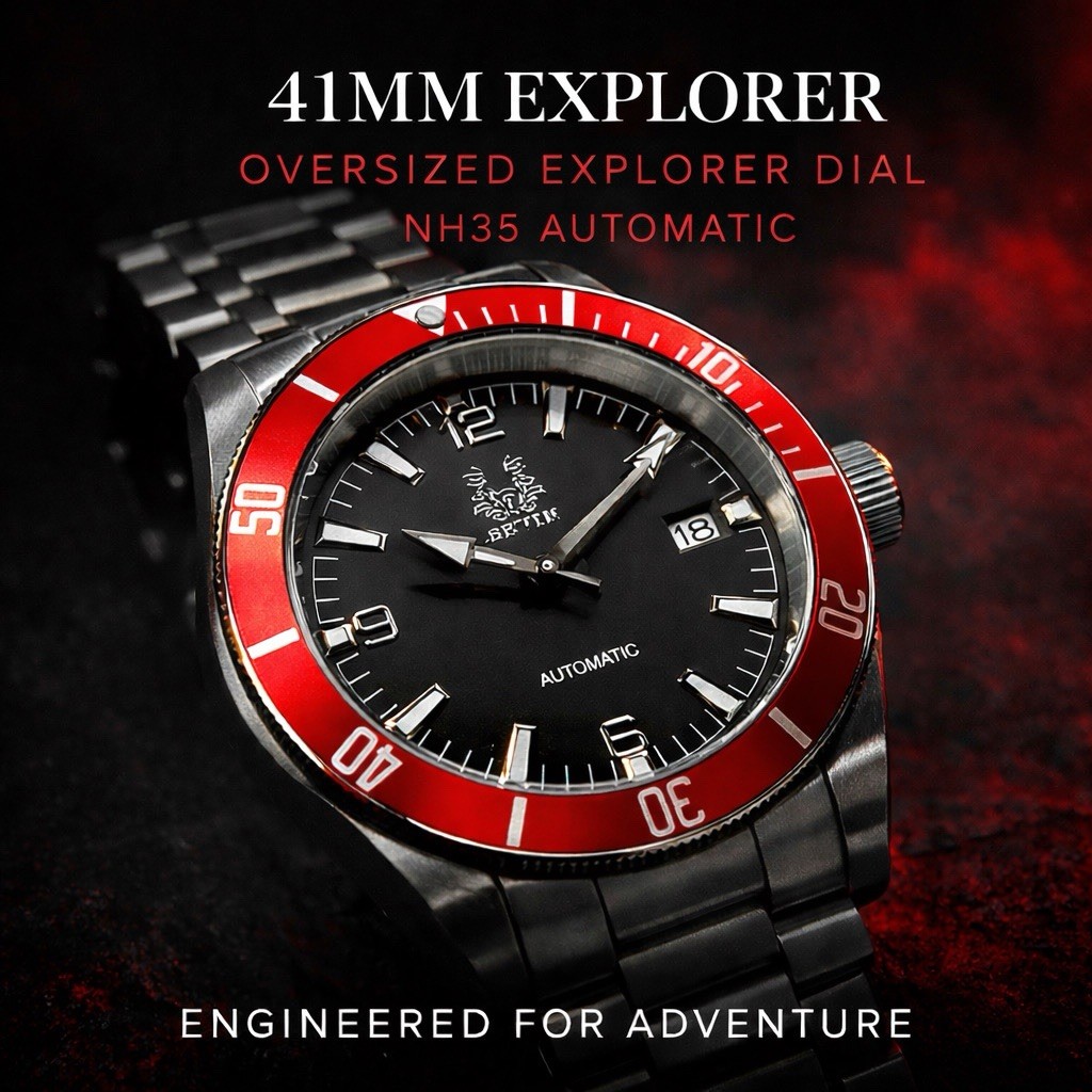 Sevin black & red explorer – Automatic