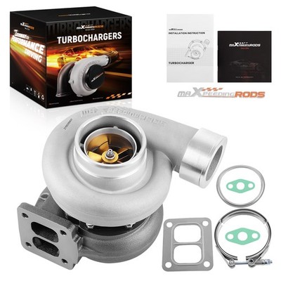 Billet Turbo GT45 T4 3.25 '' V-Band Flange 1.05 A/R Huge 600+HPs Boost Oil Cooled