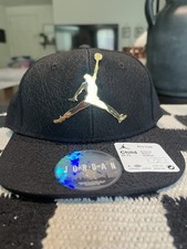 Jordan Jumpman Elephant Print Child 4-7 Snapback Hat Dark Gray Pro Cap NEW