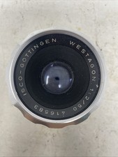Vintage Lens Isco-Gottingen 50mm f2 Westagon Edixa-Reflex 416583 78 