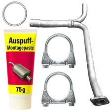 Edex Abgasrohr Auspuff für Honda Accord 7 VII Kombi 2.4 (04/2003-05/2008)