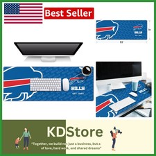 NFL Team Logo Desk Mat 31.5x12in Non-Slip Polyester Gaming Office Mouse Pad