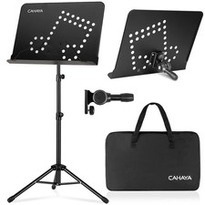 Adjustable 3-in-1 Music Stand and Book Holder with Carry Bag, 31.4  55.9 in