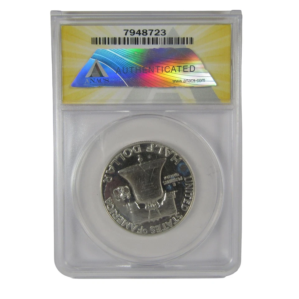 Moneda de 50c Franklin 1953 medio dólar PF 66 ANACS prueba plata SKU: I23043 Foto 2 de 4