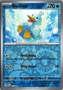2025 Scarlet & Violet Series - White Flare Ducklett Common #25