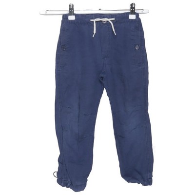 H&M, Hose, Größe: 110, Light linen-cotton trousers, Blau #xiM