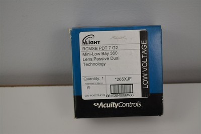 nLight RCMSB PDT 7 G2 Mini Low Bay 360 Lens Passive Dual Technology 265XJF