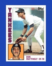 1984 Topps Set-Break #  8 Don Mattingly RC NR-MINT *GMCARDS*