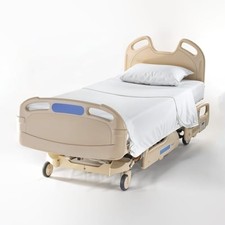 3 Piece Hospital Bed Sheet Set, 100% Standard 36X80X6" Drop White Solid