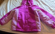 The Childrens Place Girls 5T Purple Jacket-DOUBLE ZIPPER-EXCELLENT-FAST SHIPPING