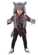 Werewolf Pup Costume for Toddlers - California Costumes, Size Medium 4-6