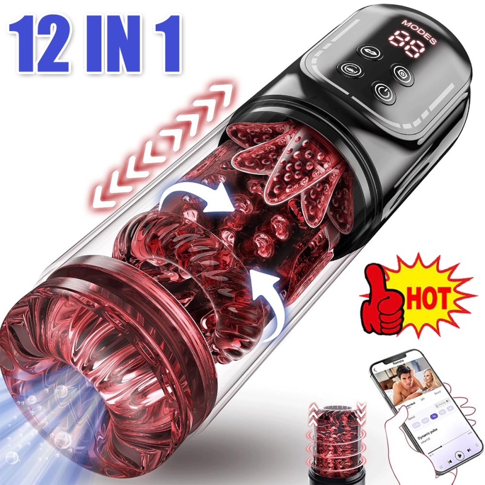 Handfrei Cup Blowjob Sex Spielzeug für die Männer Elektrischer Masturbator Cup~