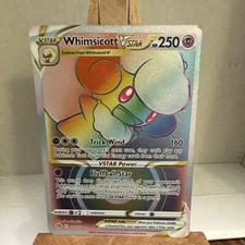 Pokemon Brilliant Stars Whimsicott VSTAR NM Rainbow Secret Rare 175/172 on eBay