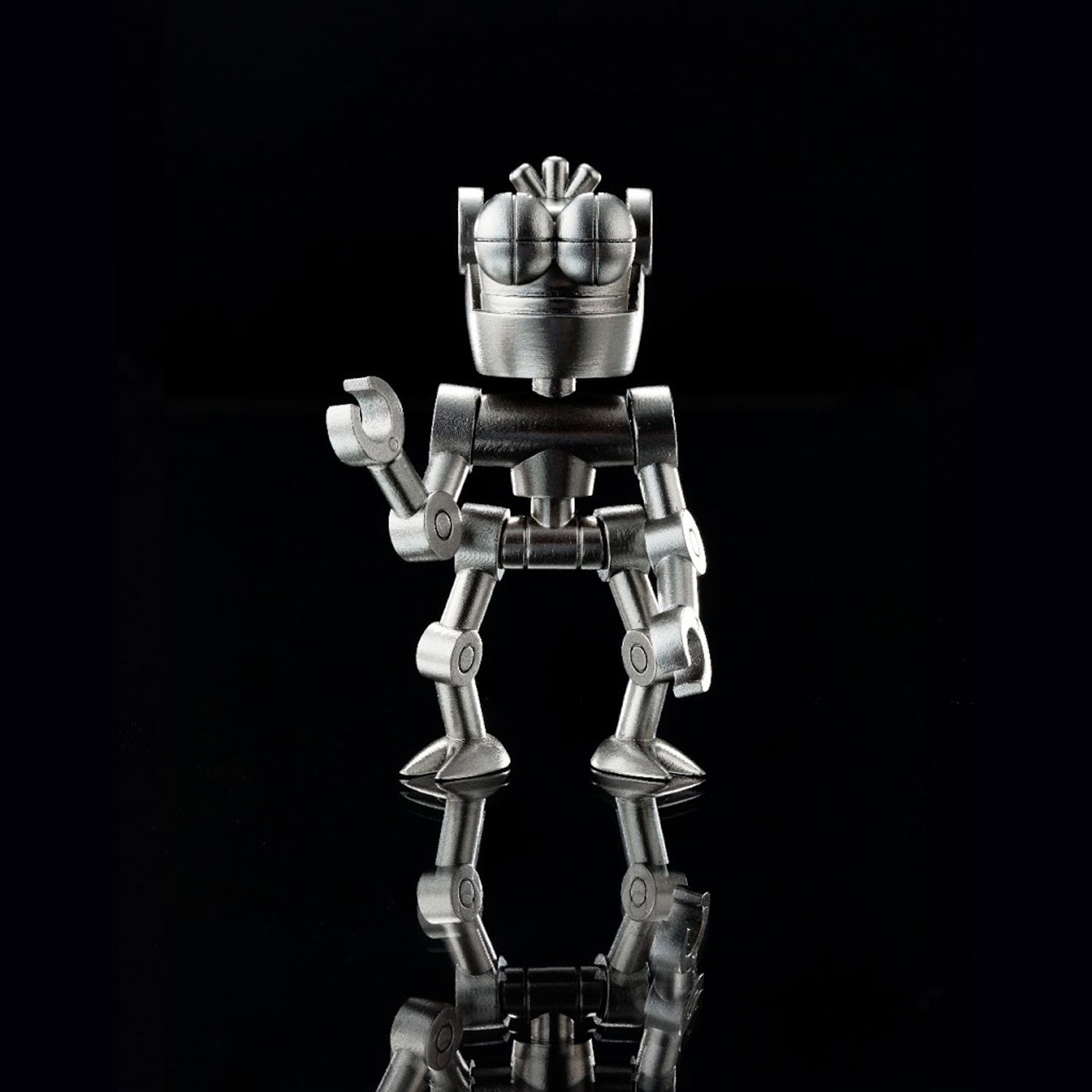 DORAEMON GONSUKE Rara Figura Statuetta METALLO 6cm ABSOLUTE CHOGOKIN Bandai