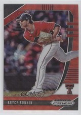 2020 Panini Prizm Draft Picks Red Wave Prizm Bryce Bonnin #PDP84 0o6v