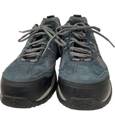 Skechers Relaxed Fit Memory Foam Composite Toe Work Shoes Size UK 10 Leather