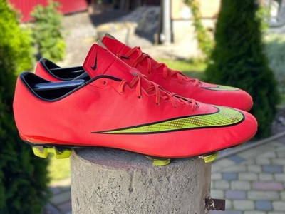 VTG NIKE MERCURIAL VELOCE II FG HYPER PUNCH CLEATS BOOTS SIZE 11