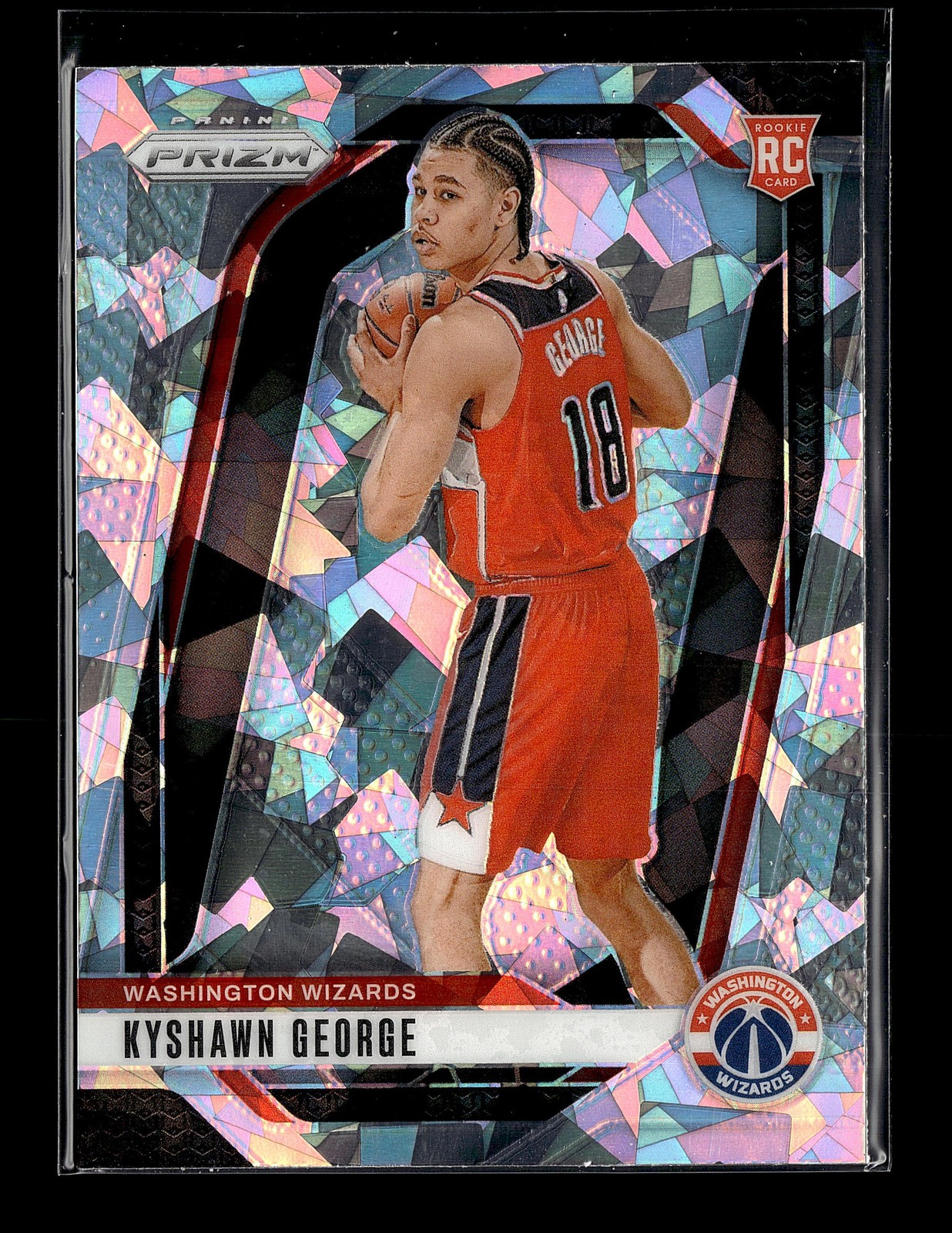 2024-25 Panini Prizm Kyshawn George Prizms Ice #257