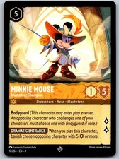 Minnie Mouse - Musketeer Champion 17/204 Super Rare Ursula's Return Lorcana NM