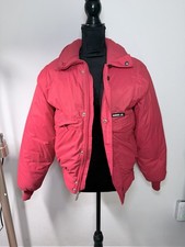 Vintage 80s Gerry Red Down Puffer Bomber Jacket Coat