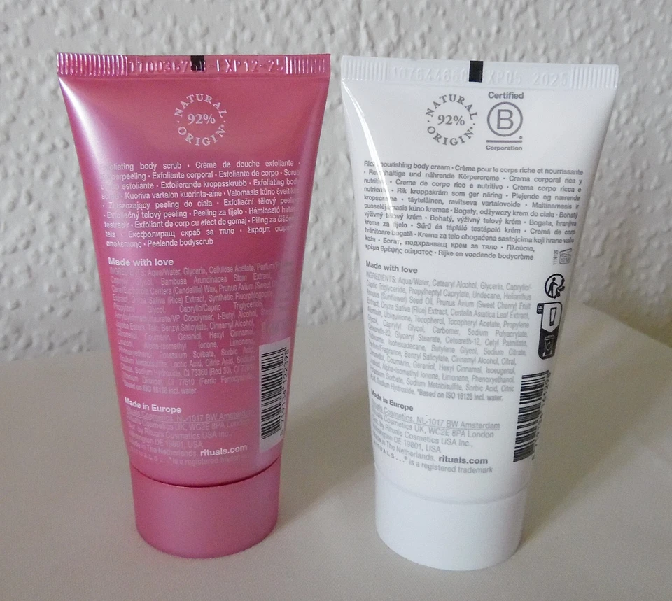 Neu Rituals The Ritual of Sakura Magic Touch Body Cream & Body Scrub je 70 ml - Bild 2 von 2