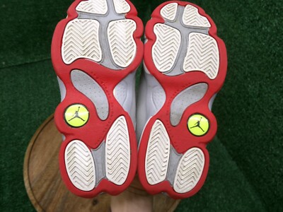 Nike Air Jordan 13 Retro Wolf Grey White Kids Shoes PS Size 13C