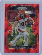 DREW SAMPLE 2021 Panini Prizm Red Ice #272 Bengals
