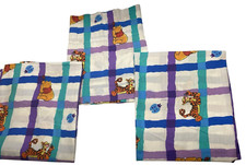 VTG Winnie the Pooh Tigger Curtains 2 Panels 80x63 - 1 Valance 80x14 Made in USA