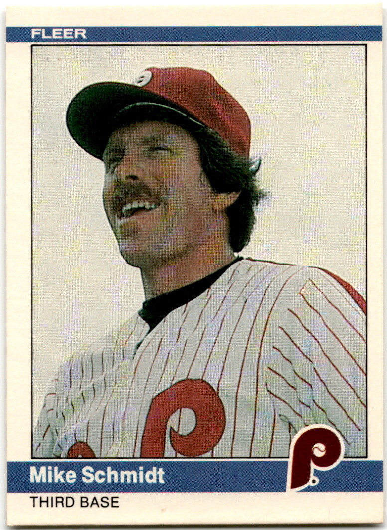 1984 Fleer Mike Schmidt #48 Philadelphia Phillies HOF