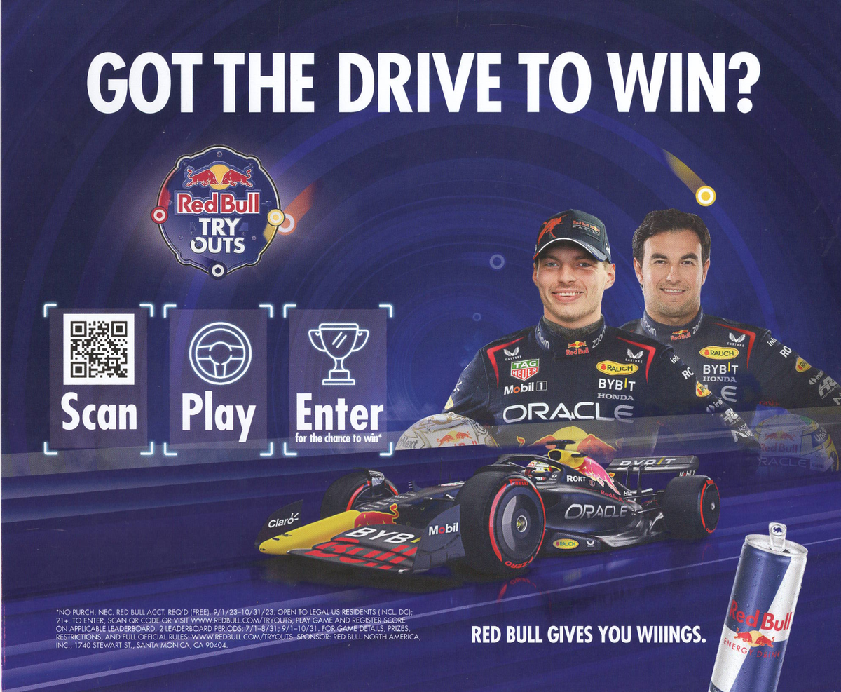 2023 Red Bull F1 Max Verstappen & Sergio Checo Perez race car