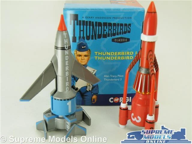 CORGI CC00901 THUNDERBIRDS 1 & 3 MODEL SPACE CRAFT GERRY ANDERSON THUNDERBIRD K8 - Image 4 of 4