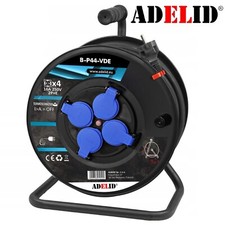 Baustellen Kabeltrommel Verlängerungskbel H05RR-F 25m 30m 40m 50m 3x1,5 3x2,5