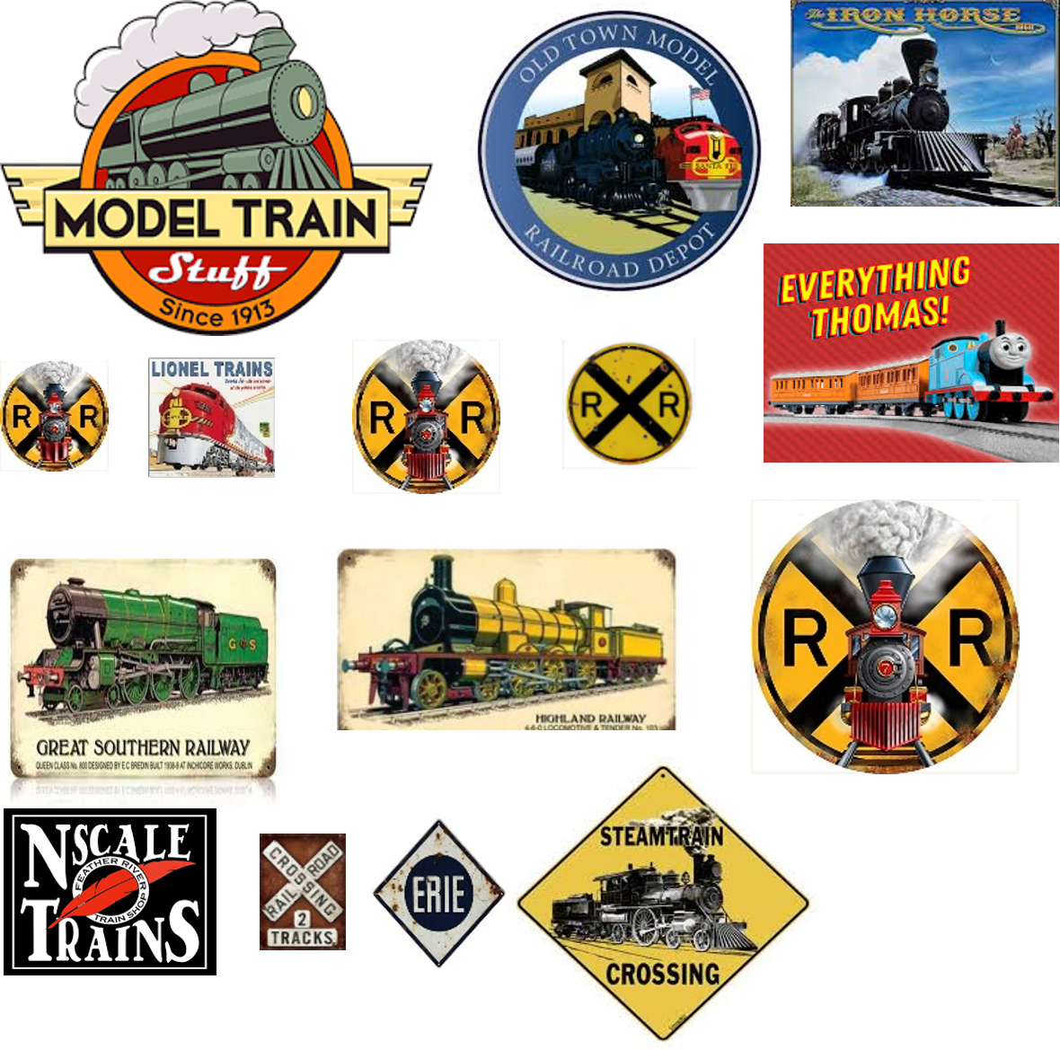 ho scale train store building decals eBay