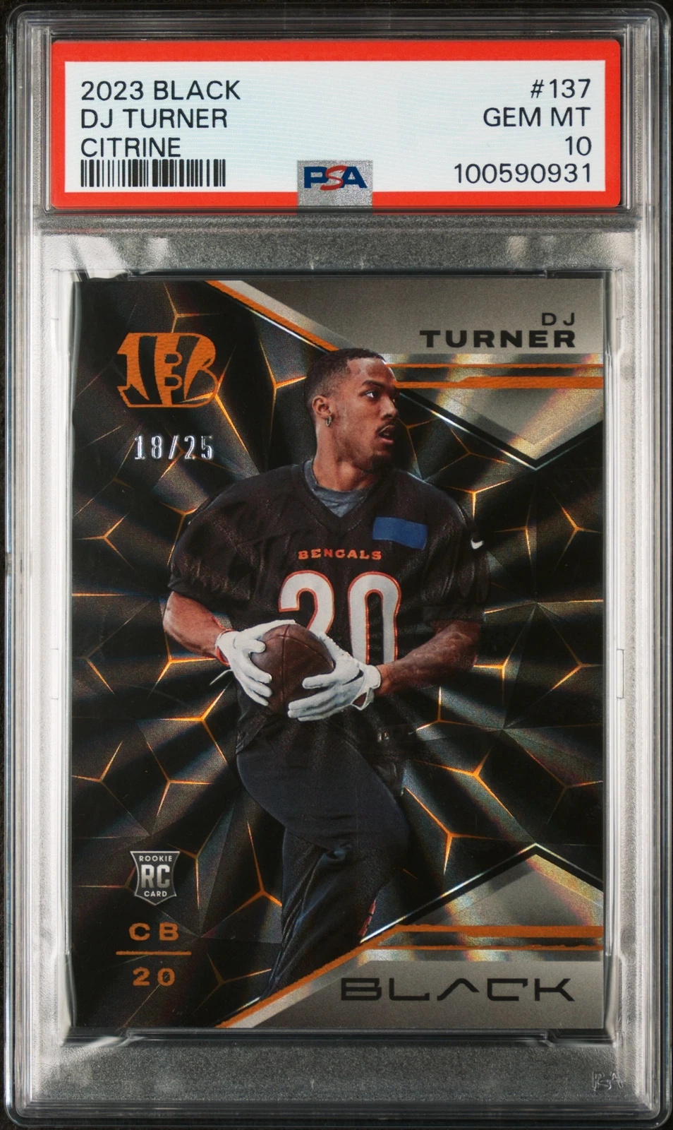 DJ Turner Panini Black #137 Citrine