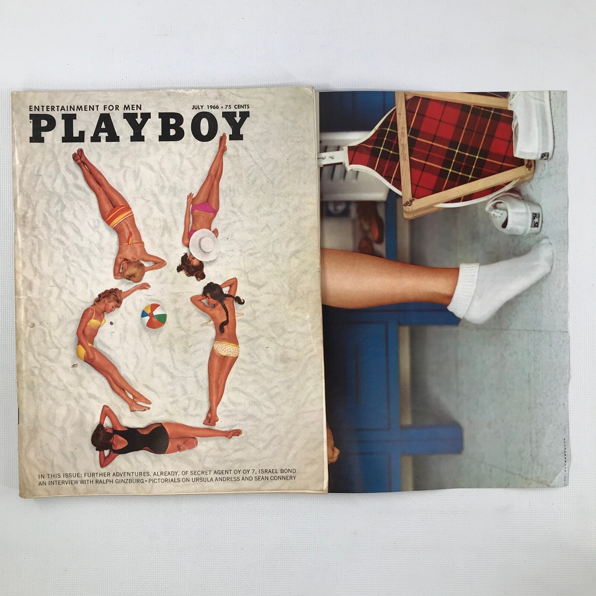 Playboy Magazine July 1966 Cover: Penny James Playmate: Tish