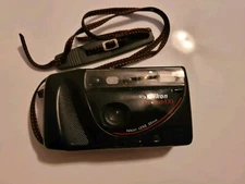 Nikon One Touch 100 35mm Film Point & Shoot Camera Untested With Case