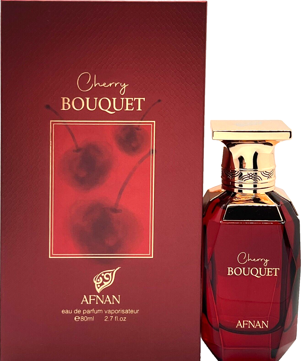 AFNAN CHERRY BOUQUET EAU DE PARFUM SPRAY UNISEX 2.7 Oz / 80 ml
