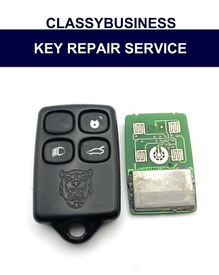Schlüssel Reparatur Service - JAGUAR XJ8 XJR XK8 XK XJ 4 Tasten Fernbedienung Schlüsselanhänger Fix