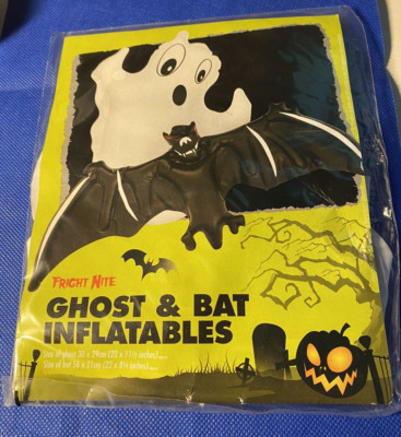 NEU Halloween Aufblasbarer Geist & Fledermaus Blow Up Spielzeug Party Dekoration