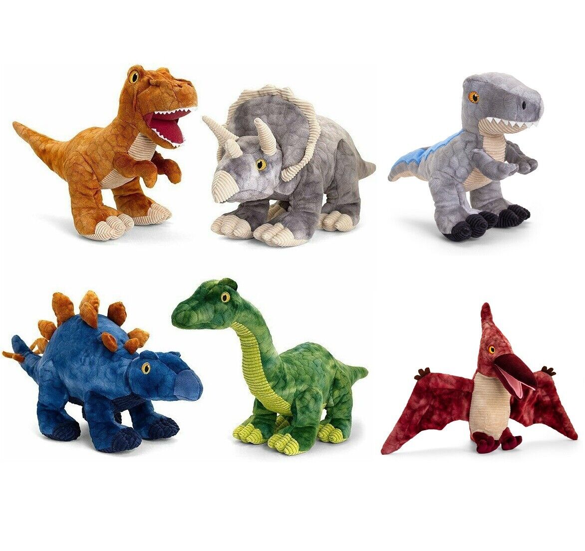 Keel Toys Jurassic Dinosaurs Soft Toy